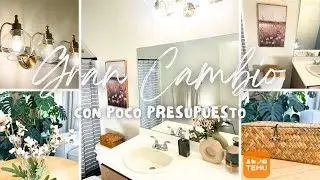Cambios en el baño ✨🤎 Decoración Funcional con Temu