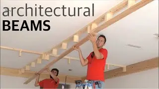 BEAUTIFUL interior Beams - Step by step