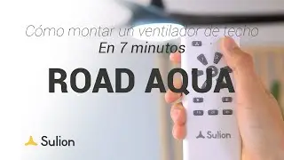 Sulion - Ventilador de techo de exterior ROAD AQUA IP66 - Instalación y uso
