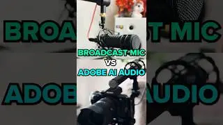 How to get Broadcast Mic Quality with Adobe Audio AI!