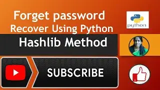 Forget password then recover using Python hashlib method | RATAN AGARWAL IT INFORMER