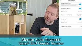 NICE LOOKING CAMERA BIRD FEEDER - iSleutor Solar Powered Smart Bird Feeder Review