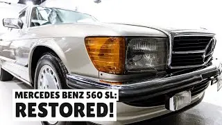 Bringing back a classic Mercedes Benz 560 SL