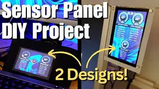 Make your own PC Sensor Panel - 2 Designs!  PC Hardware Monitor with 5 inch screen from Elecrow