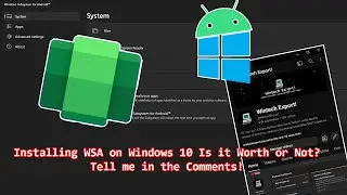 Installing WSA on Windows 10