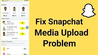 Fix Snapchat Media Upload Problem| Media Upload Showing in Snap 2024