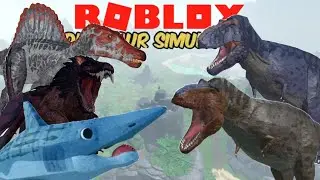 DESTROYING KOSERS in Dinosaur Simulator! - ROBLOX Dinosaur Simulator Gameplay