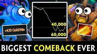 Biggest Comeback in Pro Dota history — 50,000 gold lead