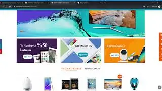 Elektronik Tema Opencart Hazır web sitesi