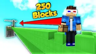Popup Tower Bridging OUT of the MAP in Bedwars