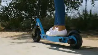 Razor Black Label E100 Electric Scooter   Blue