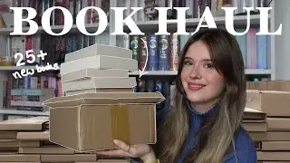 XXL HAUL OF THE 25+ BOOKS I BOUGHT RECENTLY 📦📚💌  - BOOKMAS DAY 9