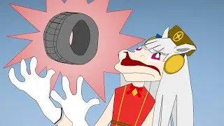 Gold Ship's Tire Training (Umamusume/Cars Animation)
