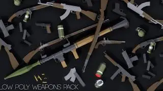 UE4 | Low Poly Weapons Pack [For Sale]