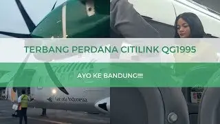 TERBANG PERDANA CITILINK QG1995 BANDUNG HALIM