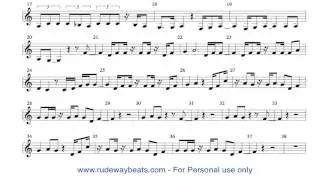 Justin Bieber - Sorry 🔊Cover 🎼 Bb Clarinet notes