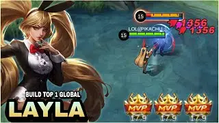 LAYLA BEST BUILD 2022 | INSANE DAMAGE | BUILD TOP 1 GLOBAL LAYLA | MLBB