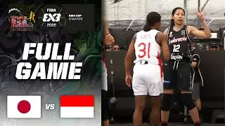 Japan v Indonesia | Women | Full Game | FIBA 3x3 Asia Cup 2022 | 3x3 Basketball