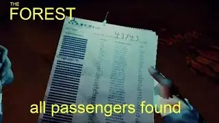 THE FOREST all passengers found