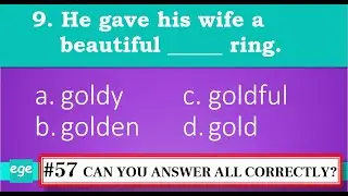 English Grammar Exercises #57 | Mixed Grammar Quiz