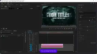 TUTORIAL | Action Title Pro: (Mogrt) Premiere Pro template