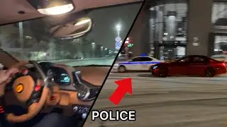 Crazy Ferrari 458 drifts + E63s donuts!