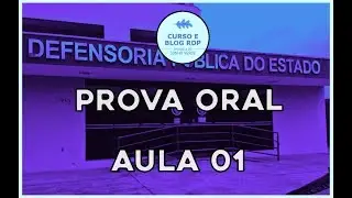 AULA 1 - PROVA ORAL