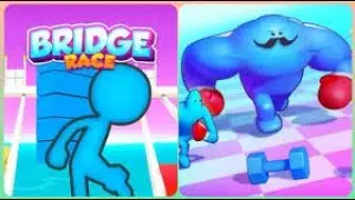Gameplay Punchy Race Vs Bridge Race 3D☠️💀☠️💀 New Max Update Gameplay BBN120