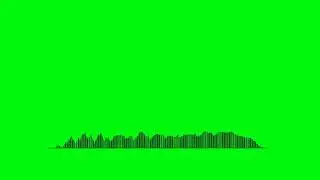 No Copyright Audio Specturm Green Screen Effects || Audio Spectrum Template.