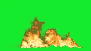 Big Fire 02 - Green Screen Green Screen Chroma Key Effects AAE