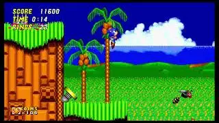 Sonic Origins | mirror mode | Emerald Hill Zone |  Act 2 | 