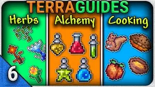 How to Do Alchemy & Cooking in Terraria | How to Farm Herbs Early Game | TerraGuides Ep.6