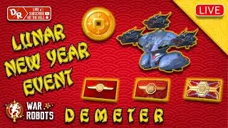 War Robots - New Robot Demeter - Lunar New Year Event - Death Row WR - WR Livestream - WR Gameplay