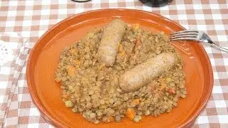 Salamelle (Salsicce) con le Lenticchie