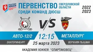 Авто-Спартаковец 2012-2 (Екатеринбург) - Металлург 2012 (В.Пышма)