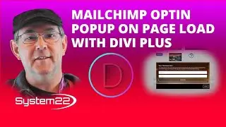 Divi Theme Mailchimp Email Optin Popup On Page Load With Divi Plus 👈👈