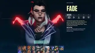 Agent Select Animation *FADE*