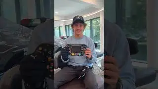 Kimi Finally Gets the Gloves and Steering Wheel 🎁😉