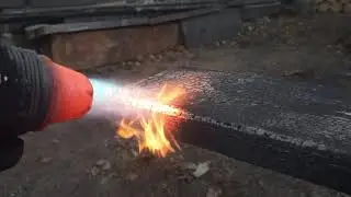 как обжечь дерево, доски для полки 🔥🔥