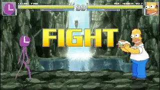 MUGEN Fight | Leung fing VS RDC Homer V0.7