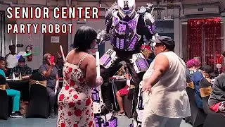 ✅SENIOR CENTER PARTY ROBOT!🤖 #USA #NYC #Brooklyn #partyrobot #nursing