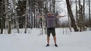 Беговой зимний клуб  - Пушистые ножки в Минус четыре градуса -