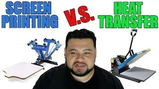 Screen Printing VS Plastisol Heat Transfer (Best to get Started Low Budget)