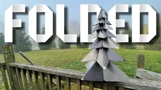 Plasma Cutting with Patterns | Folded Steel Tree