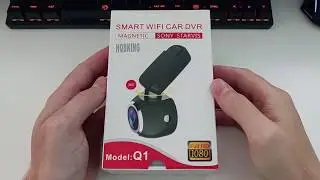 HQBKING Q1 Magnetic Dash Cam Unboxing & Review