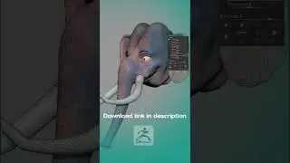 Elephant  Facial blend shapes/morphs - download link in description