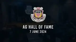 AG Corps Hall of Fame Ceremony 2024