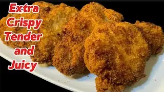 Crispy Fried Pork Chops Recipe || Tonkatsu Recipe