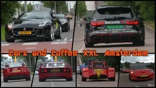 Cars & Coffee XXL Amsterdam 2015 | 1000 HP Audi RS6 DTM, Brabus 850 E63 AMG, Ferrari F40, Alfa 8C