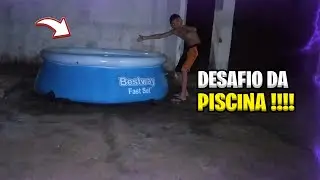 TENTEI PASSAR A NOITE INTEIRA DENTRO DA PISCINA !!!! 